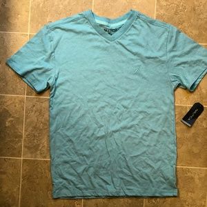 NWT turquoise boy tee shirt Nautica M 10-12